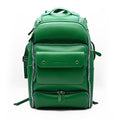 Unseen Gears green leather backpack front