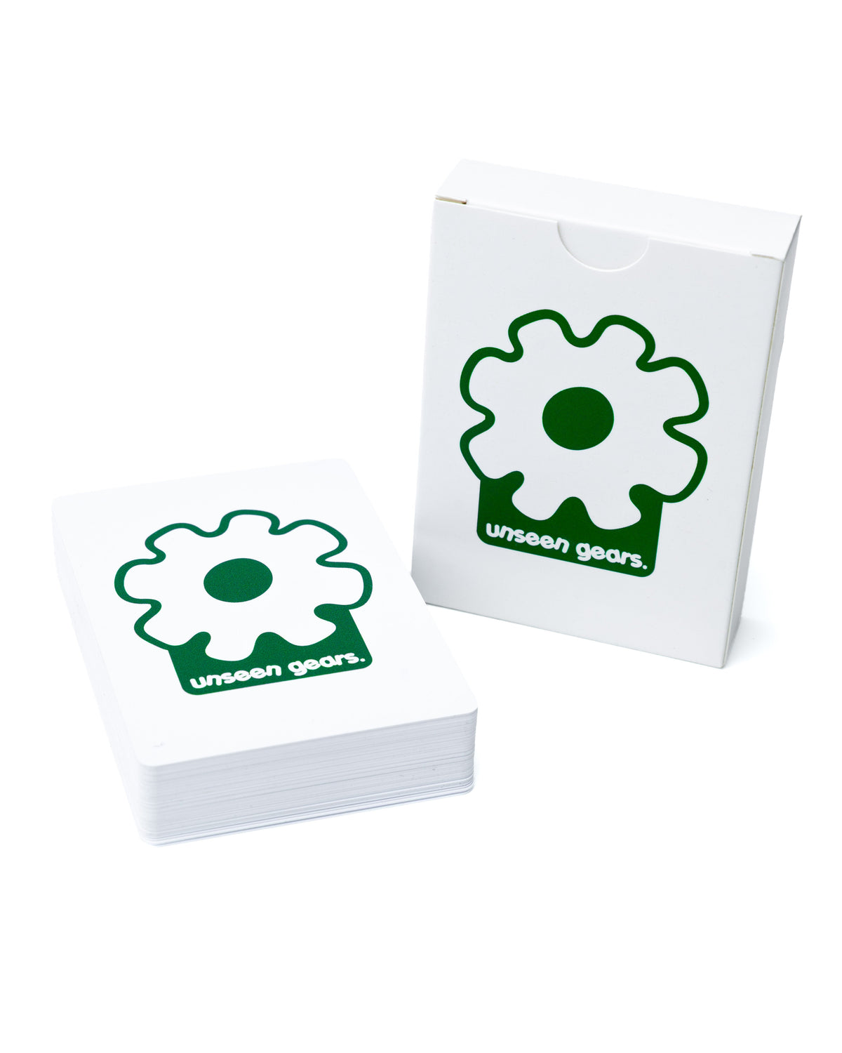 Playing Cards deck with gear mark