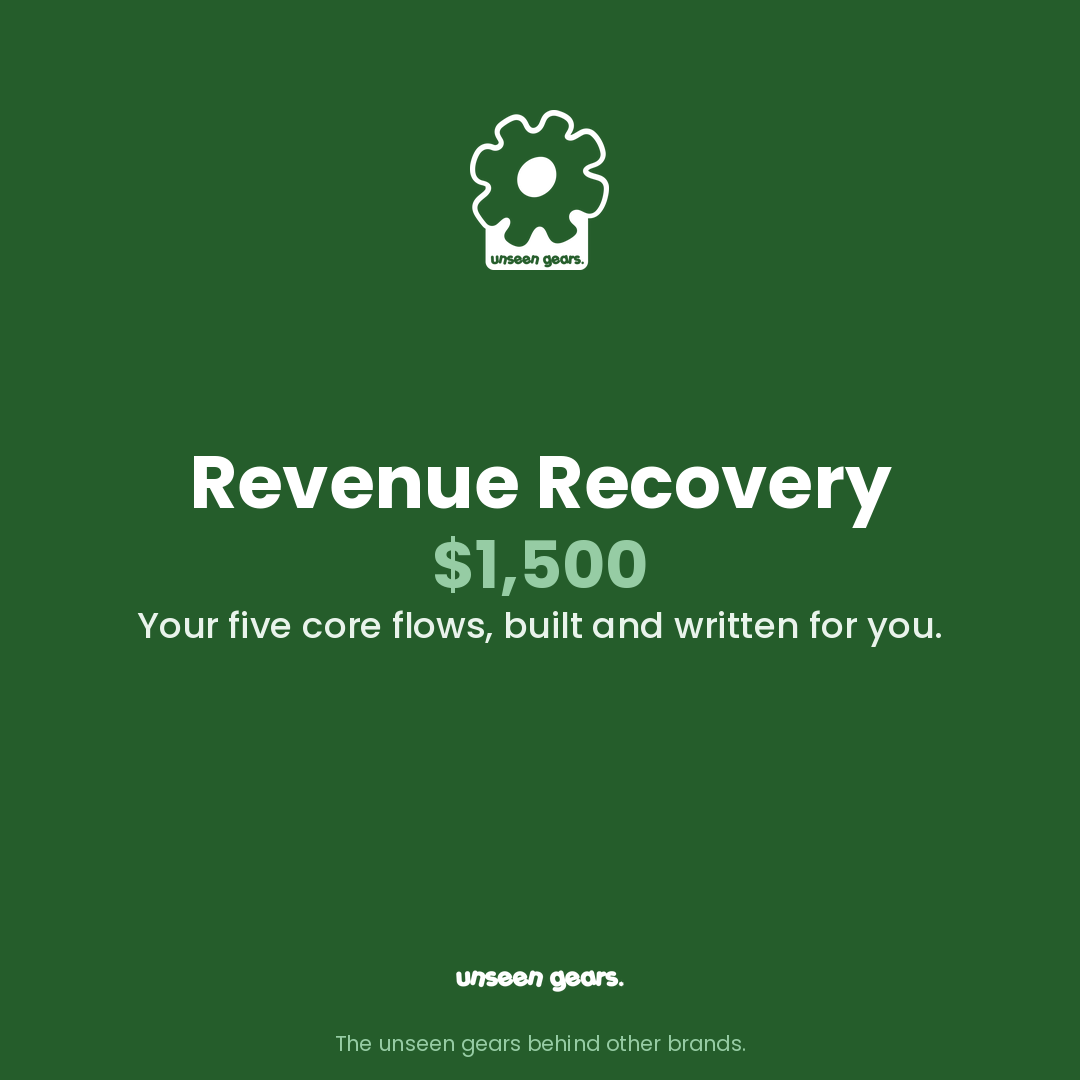 Revenue Recovery Setup