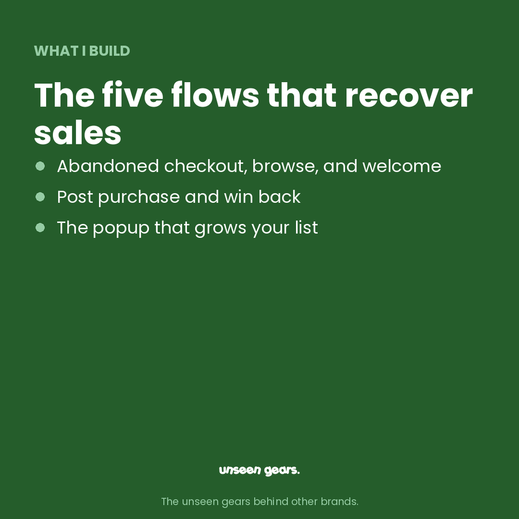 Revenue Recovery Setup