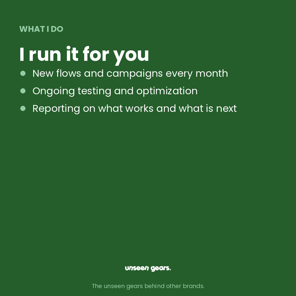 Monthly Management