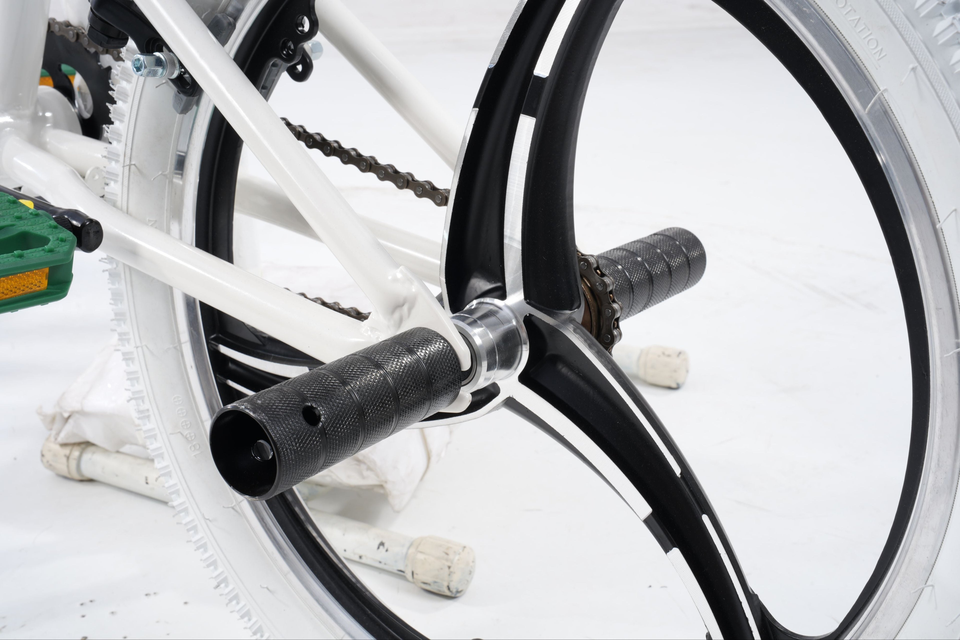 BMX Bike drivetrain detail